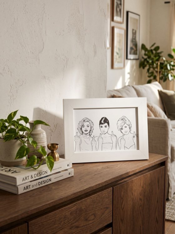 Ícones em arte de linha