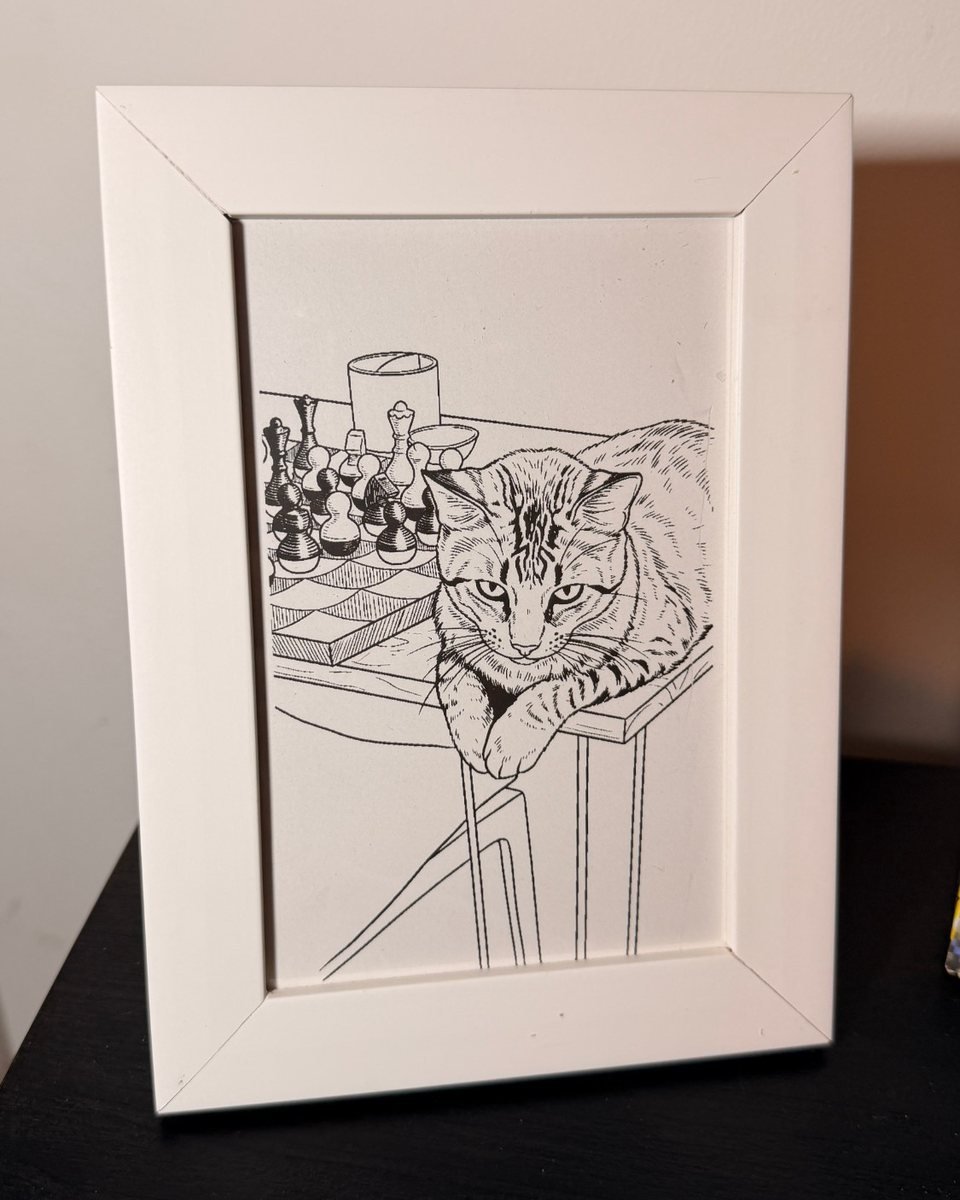 Quadro original: O gato