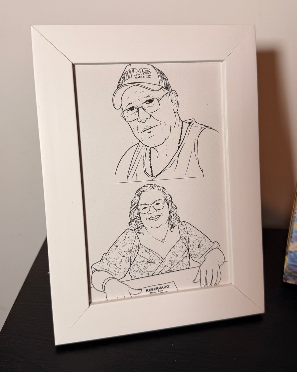 Quadro original: Meu pai e minha mãe